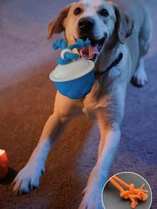 自动狗狗抛球器：互动式咀嚼玩具，3种模式，动作感应 - 解决狗狗无聊问题，让幼犬和长牙期狗狗玩得开心 - 彩色 - 查看 8