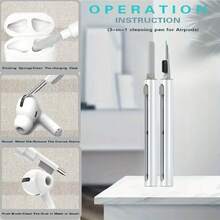 مجموعة حافظة سماعة بلوتوث مناسبة ل- Freebuds SE2، تشمل 1 حافظة سماعة من السيليكون، 1 سلسلة من السيليكون، 1 فرشاة تنظيف، 1 خطاف، تحمي حافظة السماعة بفعالية، تجمع بين الحماية والتنظيف ومنع الفقدان - الأسود - مشاهدة 8