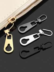 1/4 Stück abnehmbare Metallreißverschlüsse, minimalistisch & praktisch Mehrzweck, universeller Reißverschluss-Kopf Reparatur & Ersatz abnehmbare Reißverschluss-Accessoires - Verschiedenfarbig - Übersicht 4