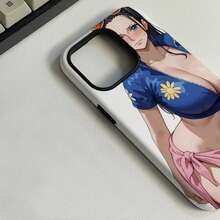 1 Funda de Teléfono Anime P Piece Nico Robin para 17 16 15 14 13 12 11 Pro Max Plus - z6 - Ver 5