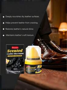 Leather Shoe Polish, Shoe Care Cleaner For Shining, Polishing And Cleaning Leather Shoes