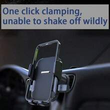 1Pc Upgraded Universal Car Phone Holder - Dashboard Mount Compatible With Iphone & Android Compatible With IPhone, Android Phone, Gift For Birthday, Family, Friends Gifts Birthday Driving Car Accessories Strong Load-Bearing - Silver - View 3