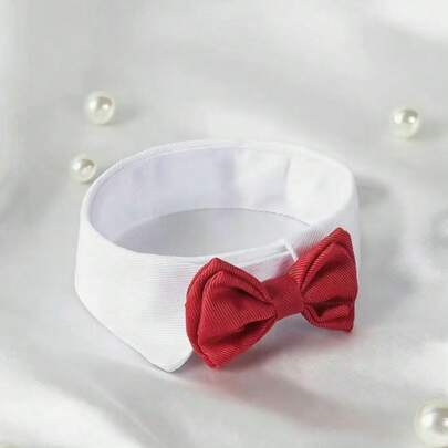 1 pieza Moño de unicolor para perro y gato para eventos especiales ABLAZE ZAI