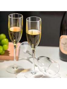 1件/套，3件/套 优雅香槟塔杯架套装，配透明玻璃杯，时尚香槟展示架，适用于派对、婚礼、新年、斋月或情人节