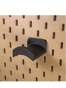 1个Skadis耳机挂架，多功能耳机展示架，必备桌面收纳工具，壁挂式设计，塑料材质悬浮架，桌面收纳，壁挂式收纳架，现代展示架，节省空间方案，紧凑型收纳盒，桌面整理器，耳机支架，工作空间装饰，科技产品 - 彩色 - 查看 6