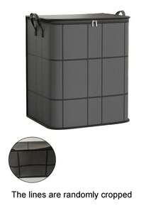 1pc Heavy Duty Storage Bags Extra Thick PVC Zip Closure Moisture Proof Organizers Space Saving Vacuum Compression Moving Home Organization Blanket Closet Essentials - Black - View 10