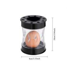 Hard-Boiled Peeler With Piercer – Easy Remover Set Perfectly Peeled Eggs, Kitchen Gadget Cooking, Salads, Deviled Eggs, And Breakfast Prep (Black) - Black - View 10