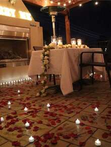 2000pcs Artificial Silk Rose Petals Decor, Red Rose Petals, Suitable For Wedding Decoration, Valentine's Day Decor, Gift Box Filler, Proposal, Room Aisle Decor, Holiday Decoration