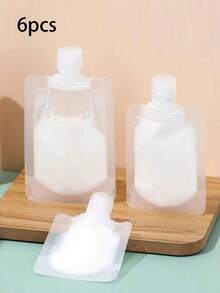 6pcs/10pcs/15pcs Reusable Portable Cosmetic Squeeze Bottles, Suitable For Liquid Refilling And Travel - Multicolor - View 12