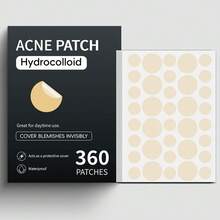 [Orangish]1080/360Count Hydrocolloid Patches High Quality Invisible Blends With Light Beige, For Light Beige Types, Pimple Patches For Face, Blemish Cover, Skinfriendly Material, Teens Skincare, Blemish Cover Stickers, Hypoallergenic Material, Stickers, Perfect Birthday & Mother's Day Gift - 橘色 - 查看 6