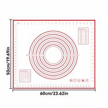 Baking Mat, Thick & Large Silicone Kneading Mat, Non-Slip & Non-Stick, Heat Resistant Dough Mat - Available In Multiple Sizes (S/M/L/XL) - Multicolor - View 10
