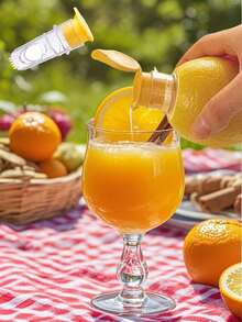 This 2025 New Manual Spiral Juicer Is A Portable Lemon Juicer With A Faucet And Lid, Very Suitable For Making Cocktails And Cooking. - Multicolor - View 4