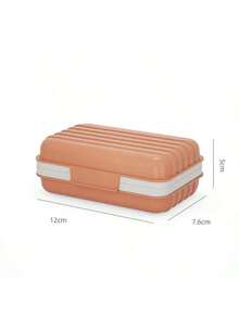 带盖旅行皂碟 - 沥水皂盒 - 旅行皂盒 - 便携式皂盒，适用于旅行、露营、户外活动、健身房、浴室等场合，是旅行必备佳品。 - 彩色 - 查看 12