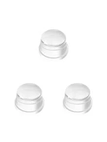 5个透明门挡 - 无需钻孔，保护地板和墙壁，采用耐刮擦PET塑料制成，具有减震功能，适用于硬木地板、瓷砖、办公室和家庭使用。 - 彩色 - 查看 15