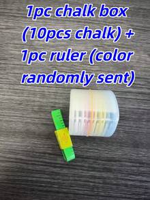 1pc High-Quality 5-In-1 Sliding Ruler, NANCY Professional Sewing Measuring Tool, Made Of Durable Plastic With High Precision. Combines Multiple Measurement Functions, Convenient For Sewing, Tailoring And Patch Cutting. Ergonomic Easy-Grip Handle For Comfortable Home Sewing Operation, Essential For Sewing Enthusiasts And Professional Tailors. Random Color/Style