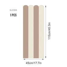 Multi-Color Vertical Striped Curved Wallpaper, Suitable For Children's Room, Living Room And Other Home Decor, Waterproof Self-Adhesive, Can Be Directly Pasted - Multicolor - View 18