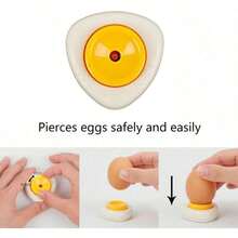 Hard-Boiled Peeler With Piercer – Easy Remover Set Perfectly Peeled Eggs, Kitchen Gadget Cooking, Salads, Deviled Eggs, And Breakfast Prep (Black) - Black - View 8
