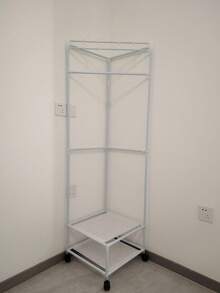 This Multi-Functional Portable Three-Layer/Two-Layer Hat Storage Rack, Equipped With Wheels And Hooks, Is A Coat Rack That Can Save Space And Is Convenient For Storing Holiday Gifts - Multicolor - View 14