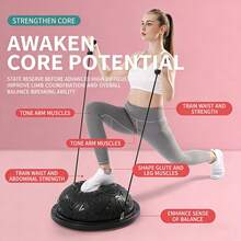 1pc 46cm Thick Anti-Burst Yoga Ball, Balance Ball, Pilates Ball, Fitness Equipment