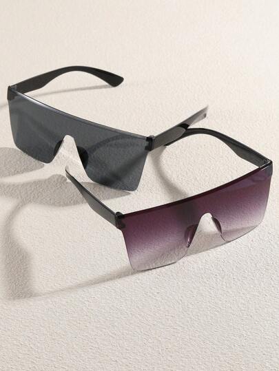 1/2 Pairs Unisex Personalized Glasses, Suitable For Holiday Accessories, Outdoor Travel, Hiking, Photography, Women's Clothing, Business Casual Gifts, Beach Accessories, With Windproof And Sand Protection Function, All-Season