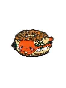 1/6 chiếc ghim cài áo hình động vật hoạt hình dễ thương, ghim kim loại tinh tế dùng để trang trí quần áo, túi xách. - Nhiều màu - Xem 12