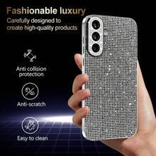 1pc Circular Foldable Hidden Stand Full Rhinestone Lens Flare Luxury Phone Case Compatible With IPhone 17 Pro Max/16 Pro Max/15 Pro Max/14 Pro Max/13 Pro Max, Galaxy S23 Ultra/S24 Ultra/S25 Ultra, Galaxy A17/A16/A15/A14/A24/A25/A26/A34/A35/A36/A53/A54/A55/A56