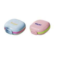 7-Day Portable Mini Pill Case, Compact Medication Organizer Box, Reminder Pill Box - Multicolor - View 13