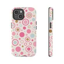 1 funda de teléfono de moda no incluye cordón ni soporte. Funda con diseño de círculos retro Y2K, diseño colorido de infancia, cubierta protectora resistente para 17 16 Plus 15 Proamx Pro 14 13 12 11 y S25 S24 S23 Ultra Fe, protección de doble capa resistente a impactos. - Colores mezclados - Ver 3