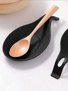 2pcs Portable Heat-Resistant Spoon Rest, Easy To Clean And Space-Saving, Suitable For Rental Kitchen/Dorm Cooking/Home Stove, Heat-Resistant Kitchenware Storage Accessory, Essential For New Tenants In Graduation Season - Multicolor - View 7