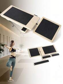 1件装木制足部平衡板，踝关节强化平衡板，侧踢踝关节板，功能：踝关节平衡训练器，单腿稳定性及足部拉伸装置，足部训练板，瑜伽普拉提专用坚固木制踝关节平衡训练器，足部平衡训练板 | 坚固耐用 - 彩色 - 查看 4