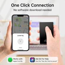 1pc Card Locator, Anti-Lost Alarm, Wallet Tracker, GPS Locator, Anti-Lost Tracking, Wireless Charging Support, Compatible With IOS Find My (Compatible With IPhone And Compatible With IPad), Not Compatible With Android | Lightweight High-Quality Item Locator, Suitable For Passport, Keys, Christmas, Birthday, New Year Gift For Friends And Family - Multicolor - View 2