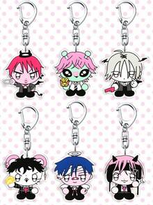 1个亚克力可爱P1Harmony首尔卡通应援棒钥匙扣，动漫背包挂件，车钥匙扣，可爱萌趣挂件包包配饰，Kpop粉丝周边，2D亚克力包包挂件，演唱会周边，圣诞礼物，收藏品，送给姐姐的礼物，粉丝最佳礼物 - 彩色 - 查看 16