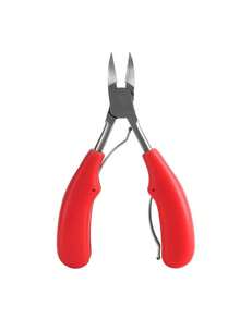 Toe Nail Clippers, Thick Toenail Nipper Or Ingrown Toenail Tool, Stainless Steel Pointed Toenail Clipper For Adults, Rubber Handle, Black, Red - Multicolor - View 14