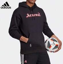 Adidas 阿森纳足球俱乐部男士休闲套头衫 - 黑色 - 查看 1