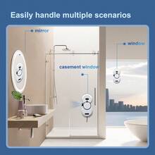 PuRuiKai 自动机器人擦窗器，智能家居玻璃窗清洁设备，电动擦窗机器人 - 日規A型插(100V) - 查看 9