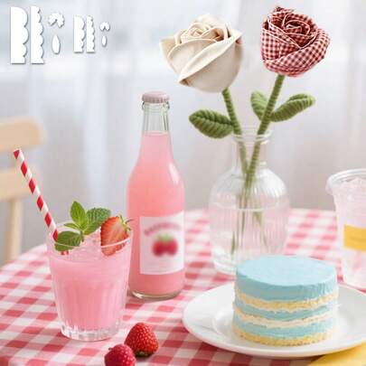 4ชิ้น แม่แบบเย็บดอกกุหลาบพร้อมลายใบไม้และกลีบดอก, แม่แบบควิลท์ PET - เหมาะสำหรับวาดภาพลายและงานหัตถกรรม, ของขวัญที่สมบูรณ์แบบสำหรับนักงานอดิเรกงานฝีมือ DIY