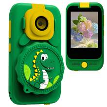5倍放大儿童相机玩具，带闪光灯和翻转镜，儿童数码相机，配备2.8英寸触摸屏，具备显微镜、拍照、录像、闪光灯、故事功能，适合3-12岁男孩女孩，趣味礼物（蓝色、粉色、绿色） - 儿童玩具，开学礼物 - S1 - 查看 15