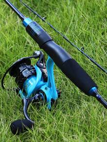 SOUGAYILANG Professional Stream Fishing Rod UL 1.8m - High Carbon Construction With Sensitive Tip, Anti-Corrosion Guides Fast Action 5.2:1Gear Ratio For Micro Game Fishing (Trout) - Blue - View 10