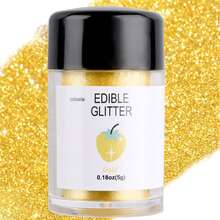 可食用闪光粉亮片珠光粉食品装饰撒粉，适用于饮料、葡萄酒、蛋糕、糖果、甜点、烘焙店、餐厅、素食 - 彩色 - 查看 11