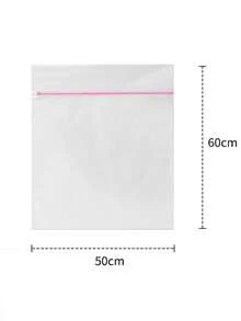 High Quality Mesh Laundry Bag With Zipper, Travel Storage Bag, Clothing Wash Bag. Suitable For Washing Clothes Including Shirts, Bras, Socks, Stockings, Underwear And Intimate Apparel. Essential Laundry Bag For Home, Travel And Dorm Life. - Pink - View 9