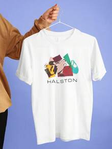 Best Popular Clothing Halston Unisex Best Tshirt Sweatshirt Hoodie - White - View 1