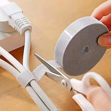 Double-Sided Adhesive Tape, Reusable Hook And Loop Tape For Window Fixing, Photo Frames, Mosquito Nets, Carpets, Cars, Strong Adhesive - White - View 8