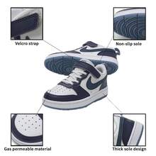 Nike COURT BOROUGH LOW RCRFT SE BPV 幼儿休闲运动鞋 - 淺銀灰/黑紫/白/灰石板藍 - 查看 6