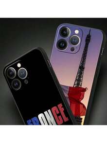 France flag Phone Case compatible with  16e 15 14 13 12 11 Pro Max XS X XR SE 7 8 Plus Shell  16 Soft TPU Cover, Cover compatible with  17 pro hülle,  17 pro max hülle,  17 hülle,  16 pro hülle - a9 - Übersicht 5