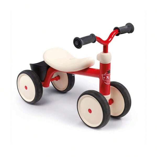  Correpasillos Rookie Rojo De Metal Con Ruedas De Goma - Smoby - Ref. 7600721400