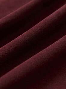 Áo nỉ nam dày dặn, chất liệu cotton, dáng rộng, vai rớt, cổ tròn, ấm áp, thoải mái, đa năng, thích hợp mặc hàng ngày. - Màu Đỏ Sâu - Xem 10