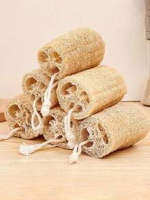 1/2/3pcs Natural Loofah Body Scrubber, Exfoliating Sponge, Body And Kitchen Cleaning Brush, Suitable For Sensitive Skin, Reusable Bath Sponge (Unisex), Natural Plant Fiber, Cleanse Face And Body, Natural Loofah Kitchen Cleaning Pad, Loofah Bath Brush, Body Exfoliating Sponge, Unisex, Facial Skin SPA Care, Kitchen Gadget, Bathroom Accessory - Multicolor - View 11