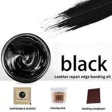 6-Color Leather Edge Coating Kit, Includes Disposable Gloves, Applicator Sticks, And Sandpaper, Designed For Repairing Leather Edges On Bags And Accessories (Black, Red, White, Yellow, Brown, Light Brown), Shoe, Spring Summer Picks, Brides Maid Gifts, Room, Bedroom Decor, Bedroom Decor, Beach, Travel, For Men, For Women, Vacation, Women's Day, Travel Essentials, Wedding Favors, Y2k, Bedroom, Car Accessories Women, Kitchen Decor,Wedding,Y2k,Party - Leather Edge Banding Paint Kit - View 12