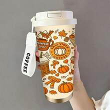 1pc, 530ML Cup , There Are Many Different Styles To Choose From Stylish And Personalized, It Has A Rope Handle For Portability, Suitable For Home, Office, And Daily Travel. Portable Can Hold Both Hot And Cold Beverages. - Multicolor - View 14