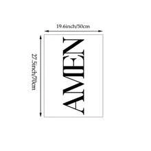 三分之一联黑白基督教墙画，圣经经文帆布印刷画 | 现代宗教装饰画，适用于卧室、客厅或办公室家居装饰，简约经文海报，送她的礼物，不含框 - 彩色 - 查看 8